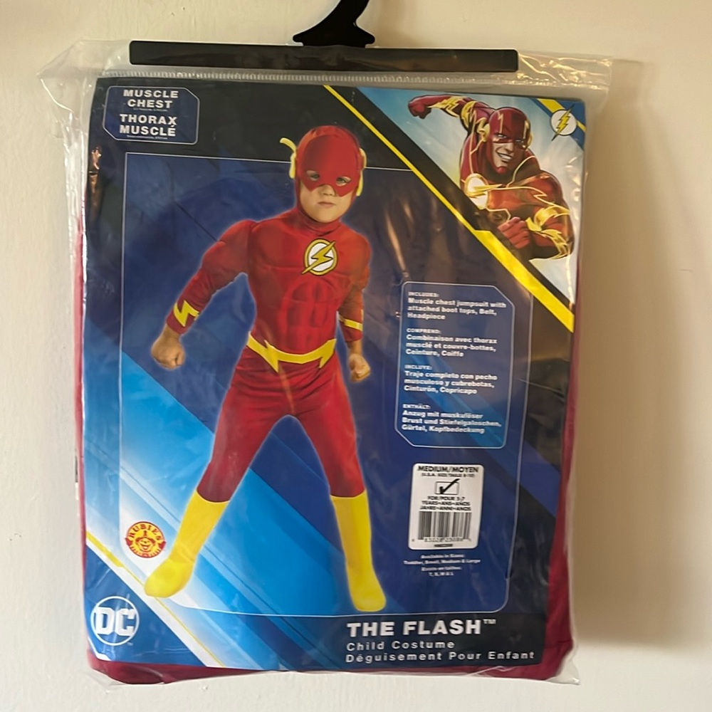 Flash Costume for Halloween, super hero or dress up for fun!